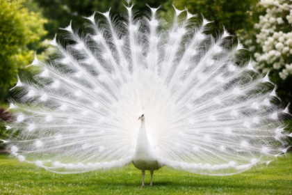 White Colour Peacock