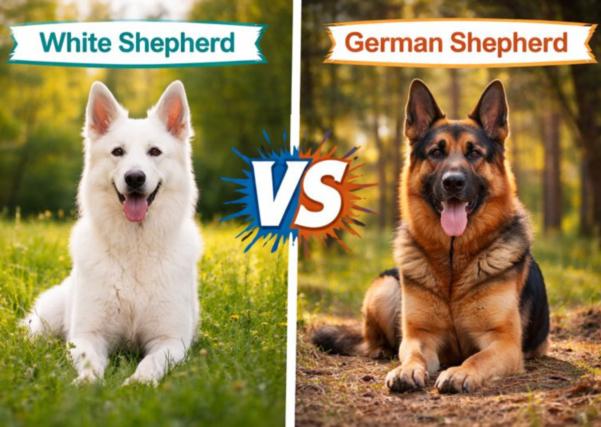 White Shepherd vs. German Shepherd